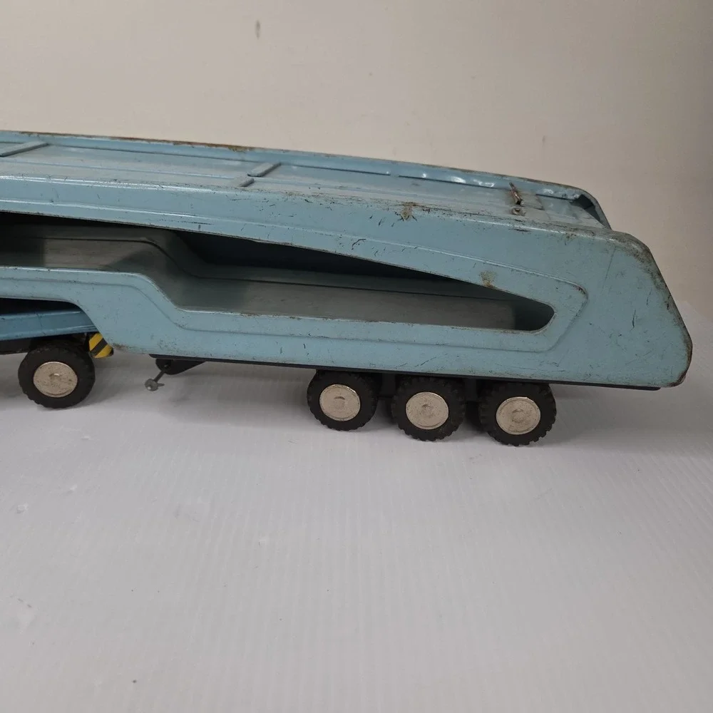 Vintage 1960s SSS International Japan Toy Truck Car Carrier 23
